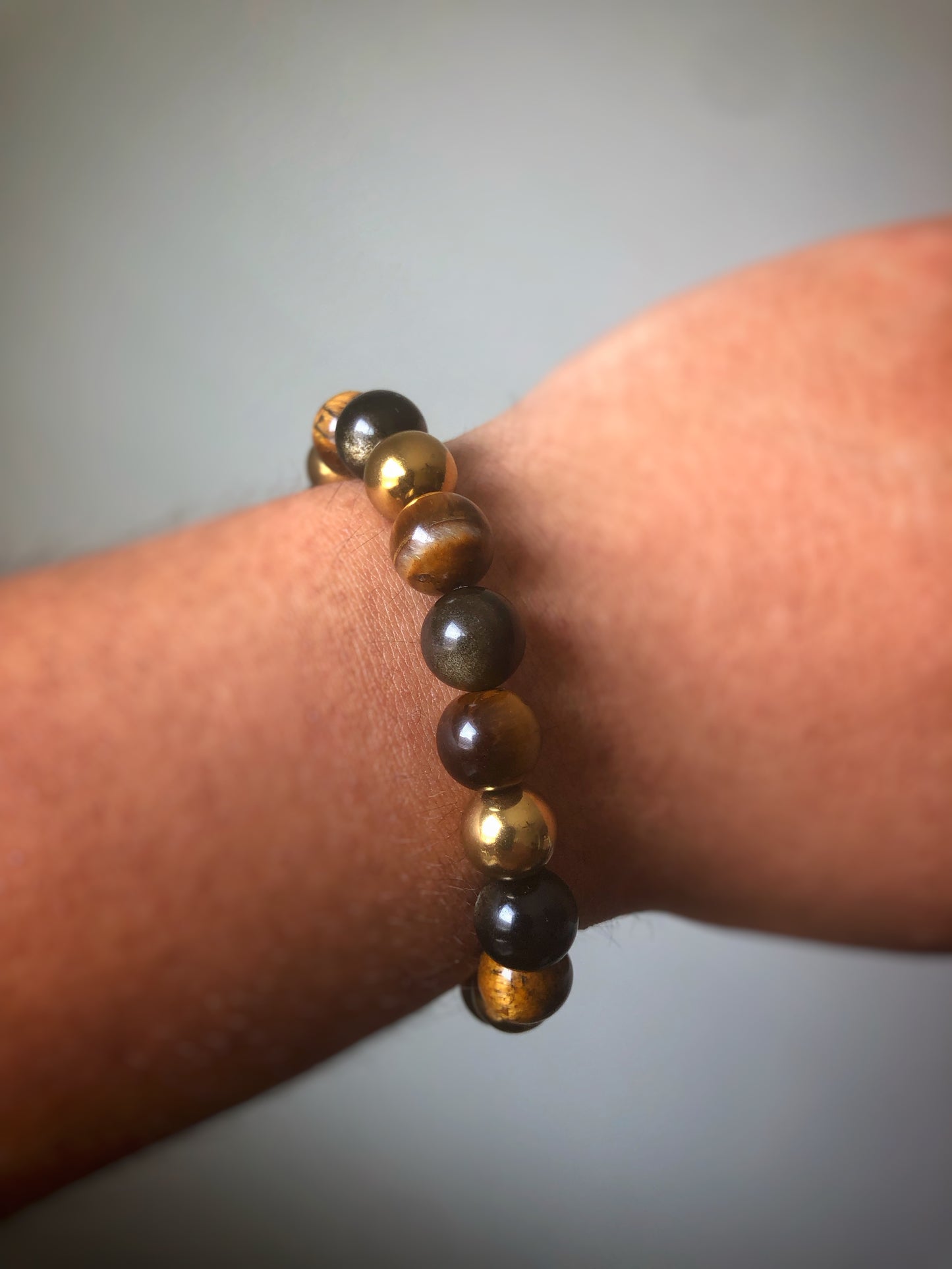 "Triple Protection" Yellow/ Gold Variation Stretch Bracelet