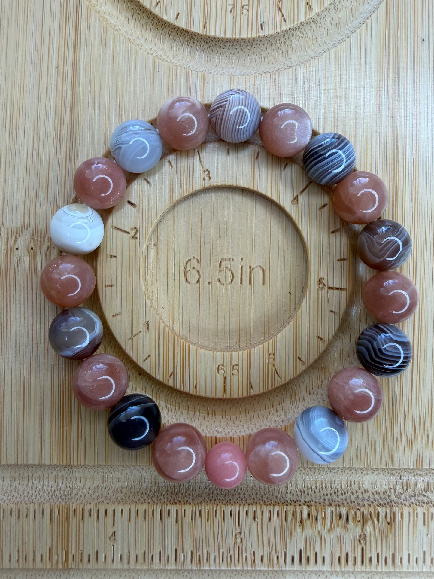 Botswana Peach Stretch Bracelet
