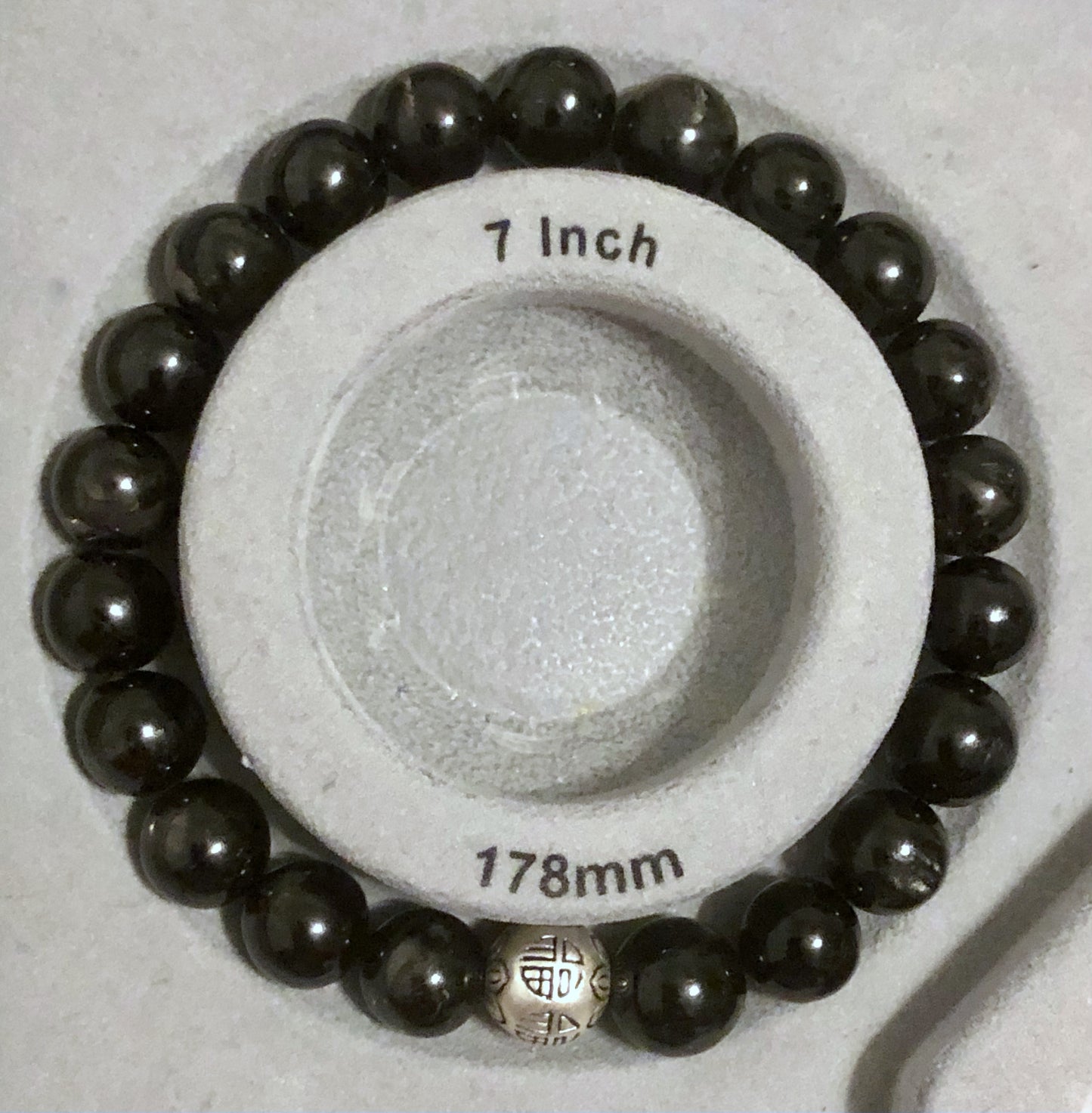 "Fortune/Good Luck" Hypersthene Stretch Bracelet