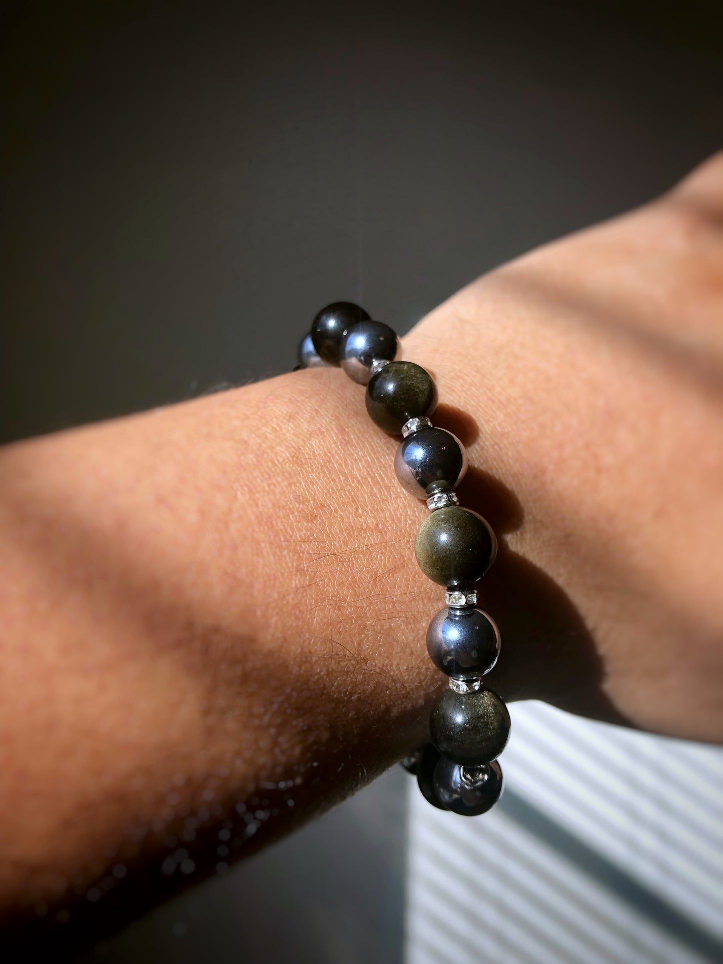 "Stone Pillar" Stretch Bracelet