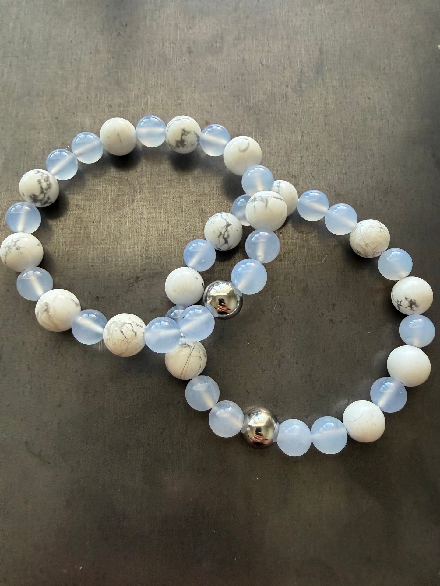 "Winter Reflection" Stretch Bracelet