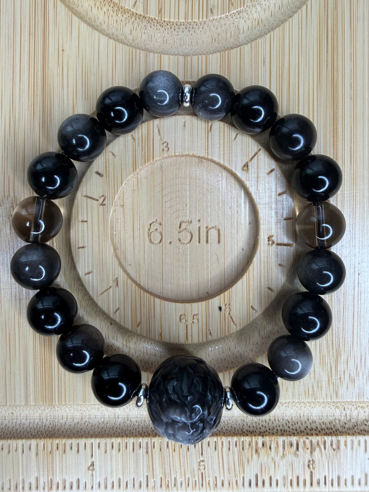 "Dragon Glass" Stretch Bracelet