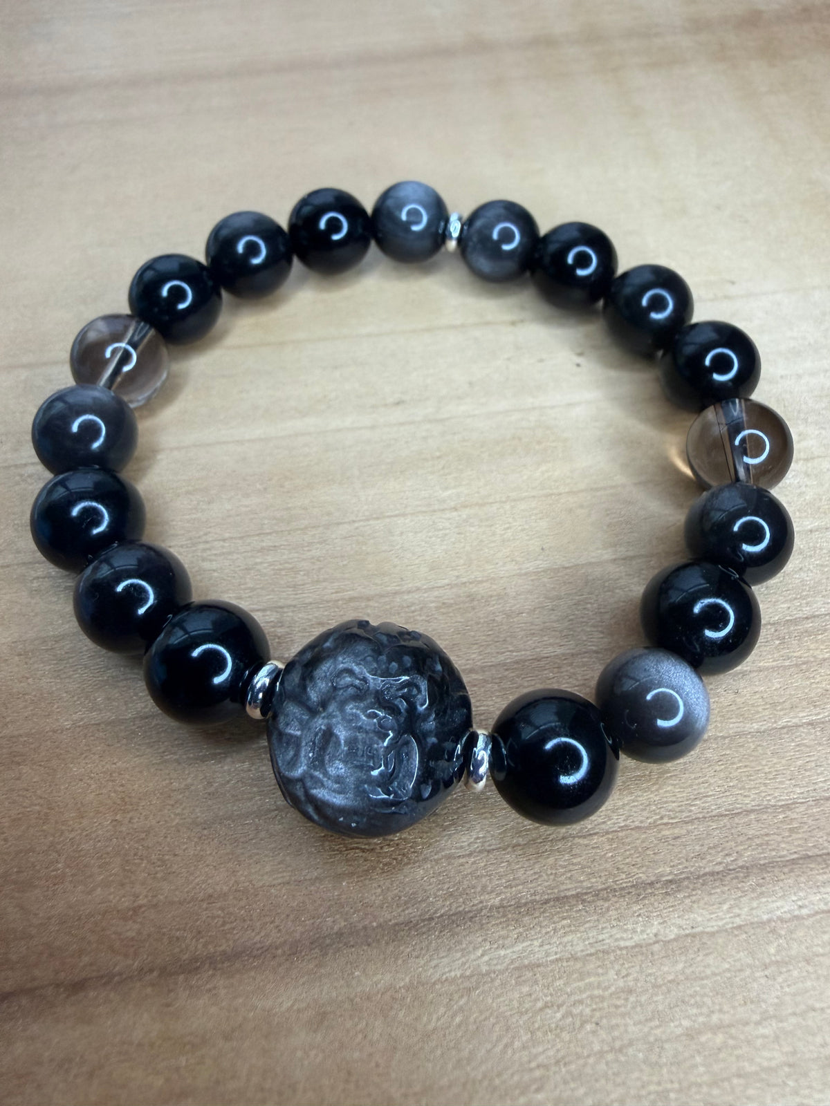 "Dragon Glass" Stretch Bracelet