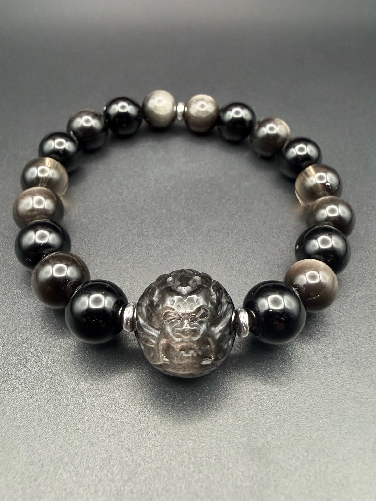 "Dragon Glass" Stretch Bracelet
