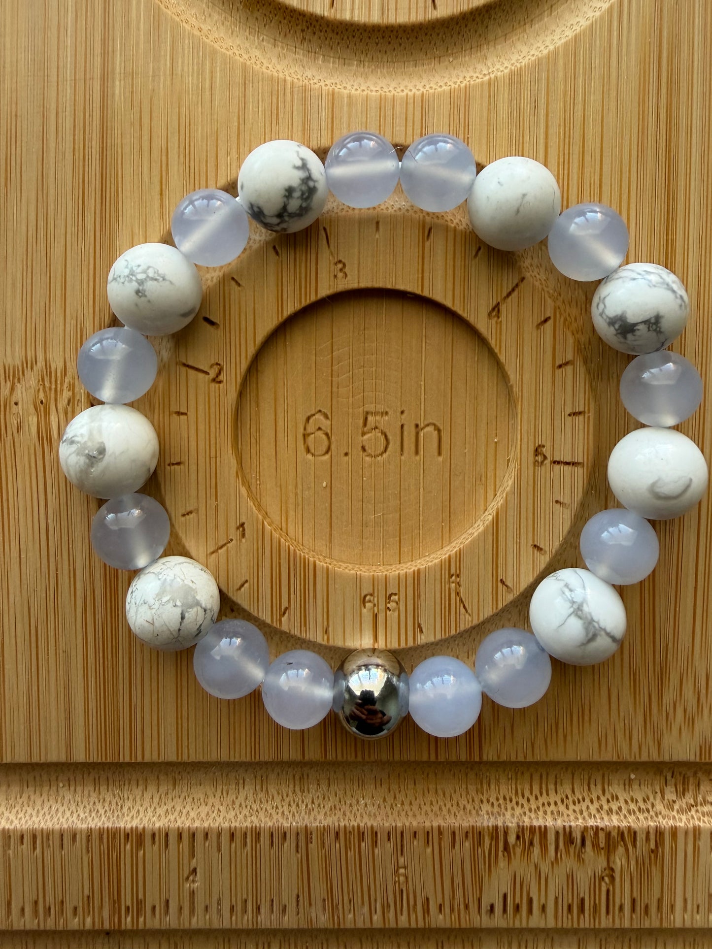"Winter Reflection" Stretch Bracelet