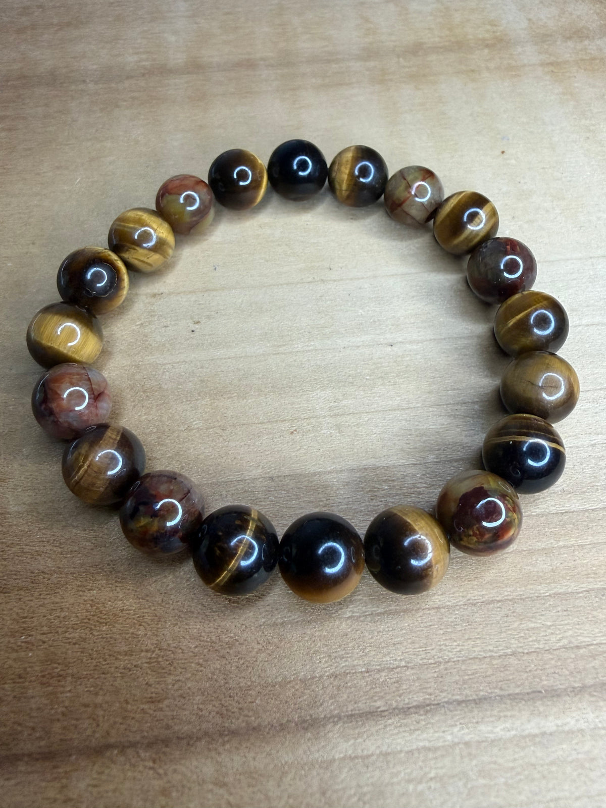 Tigers Eye/Pietersite Stretch Bracelet