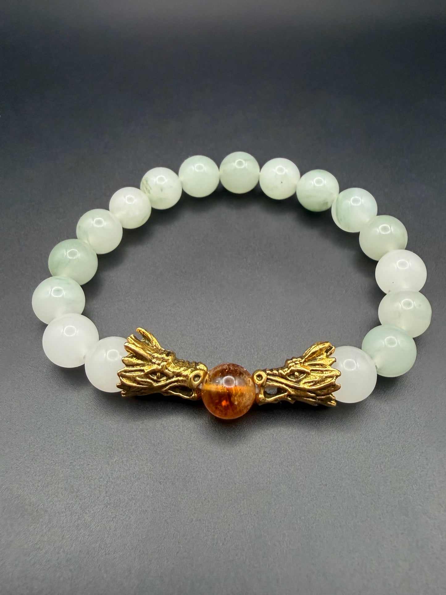 Jade Dragon Stretch Bracelet