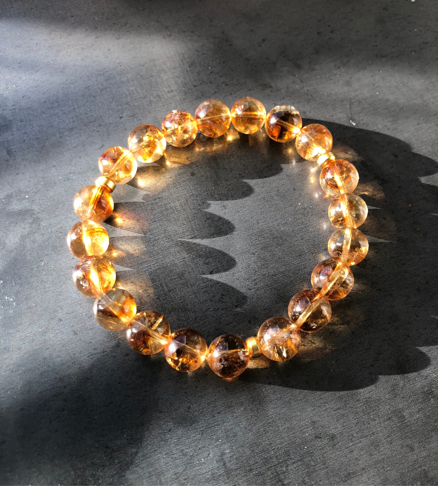 Honey Citrine Stretch Bracelet