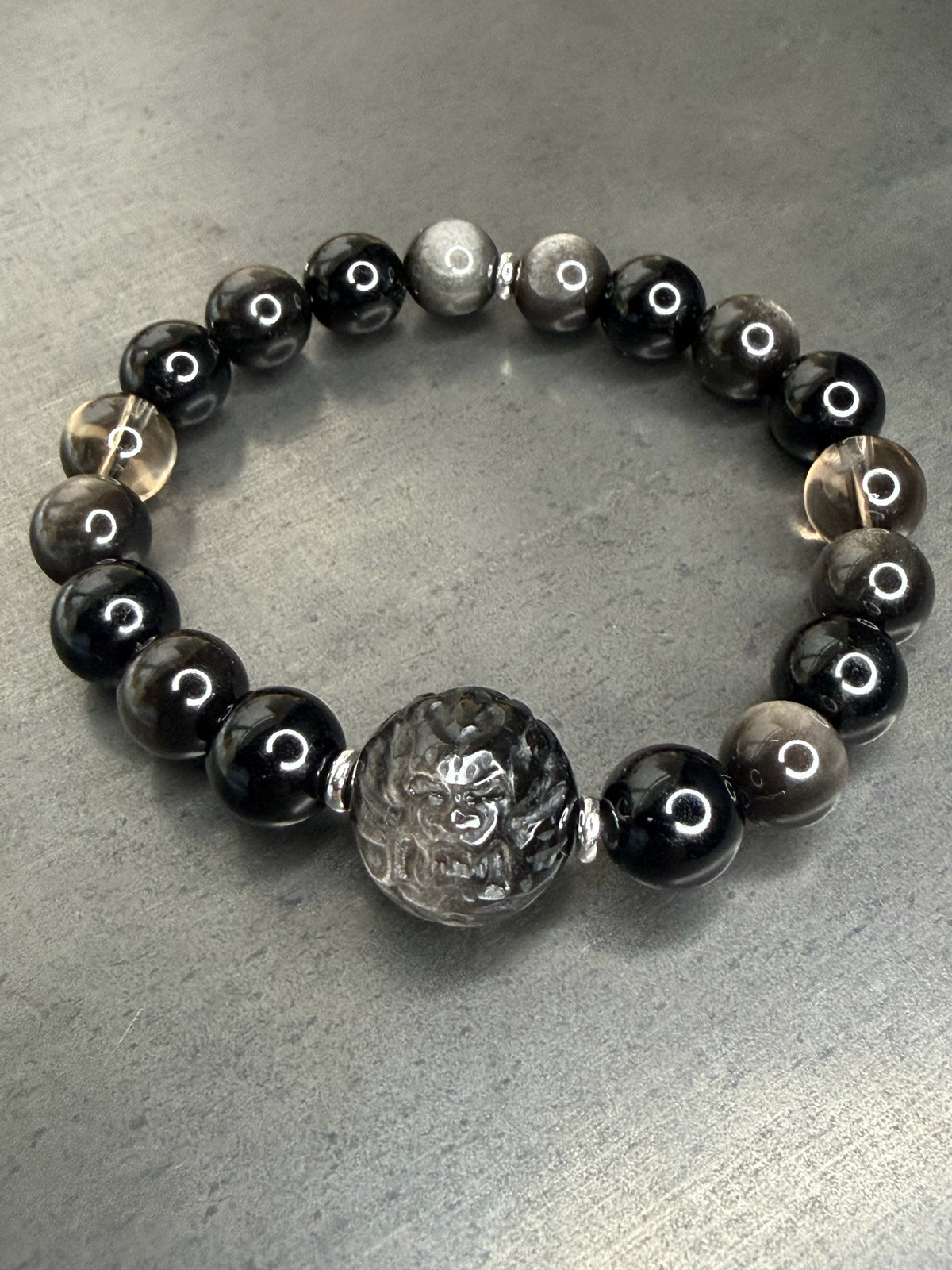 "Dragon Glass" Stretch Bracelet