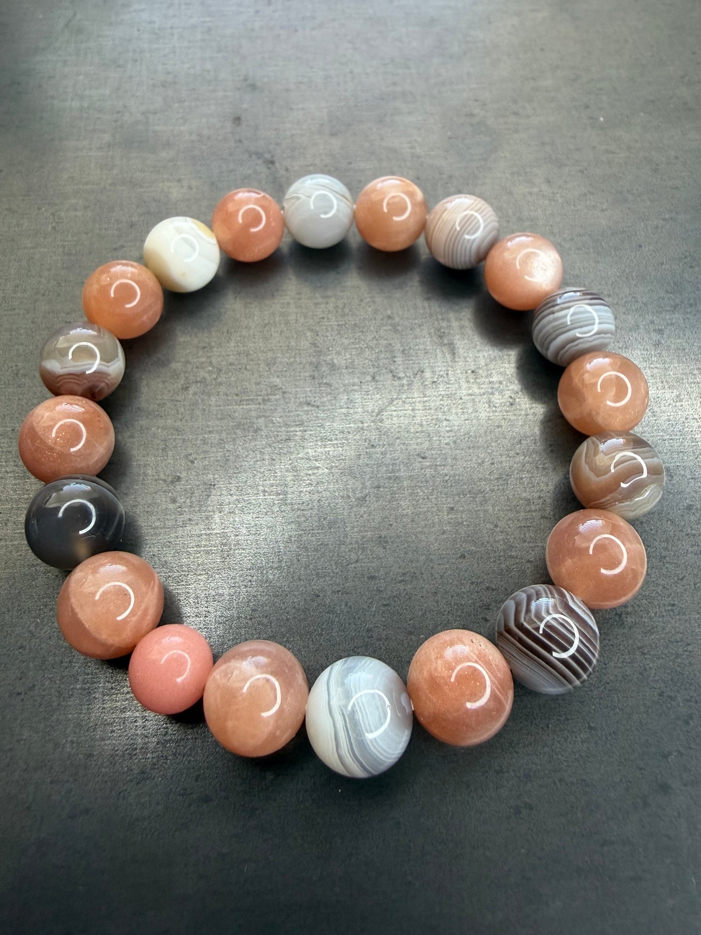 Botswana Peach Stretch Bracelet