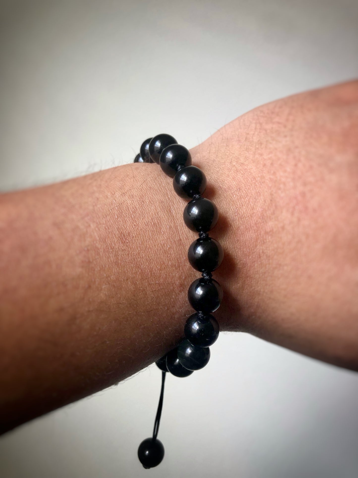 Rainbow Obsidian String Adjustable Bracelet