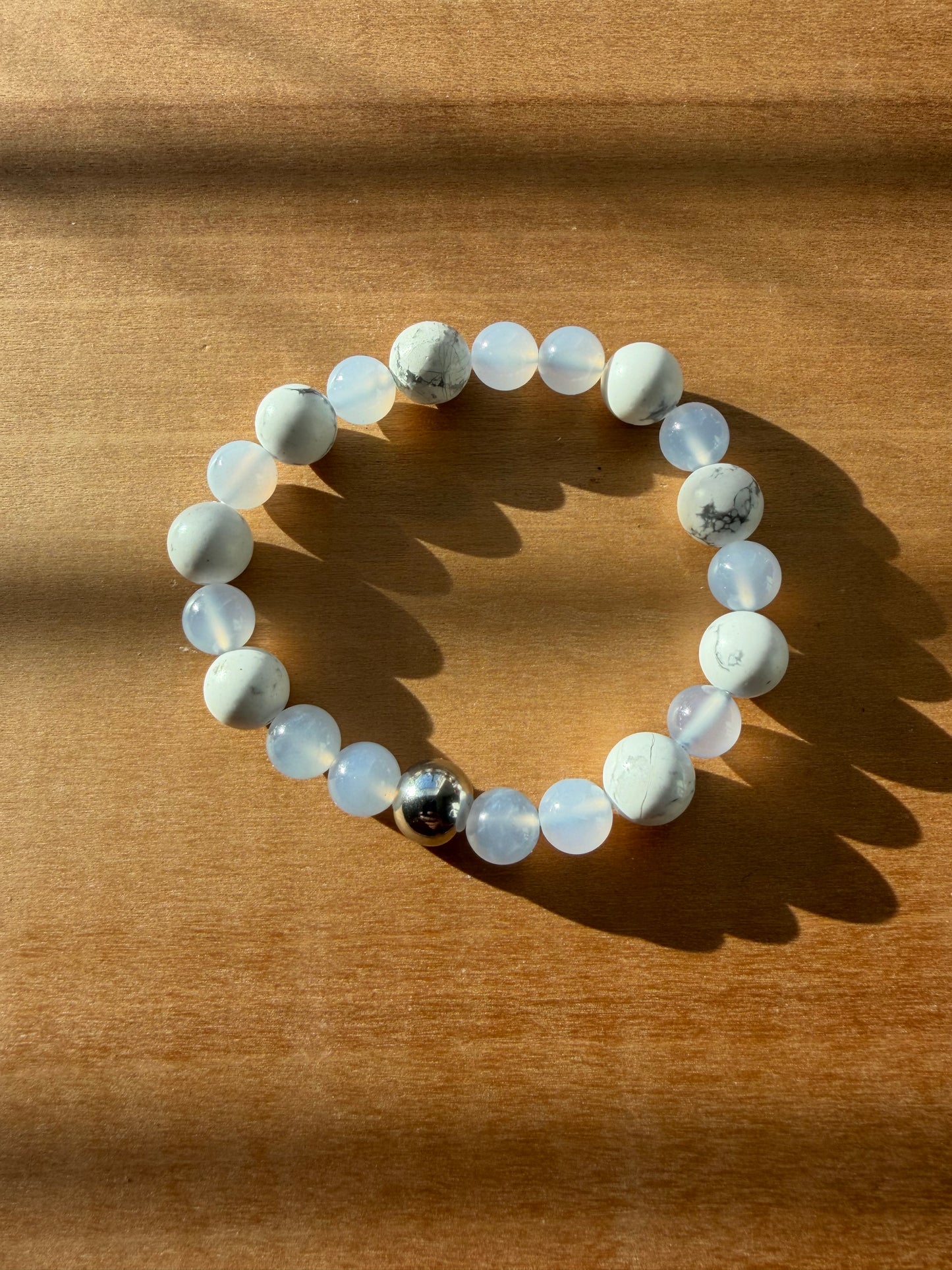 "Winter Reflection" Stretch Bracelet