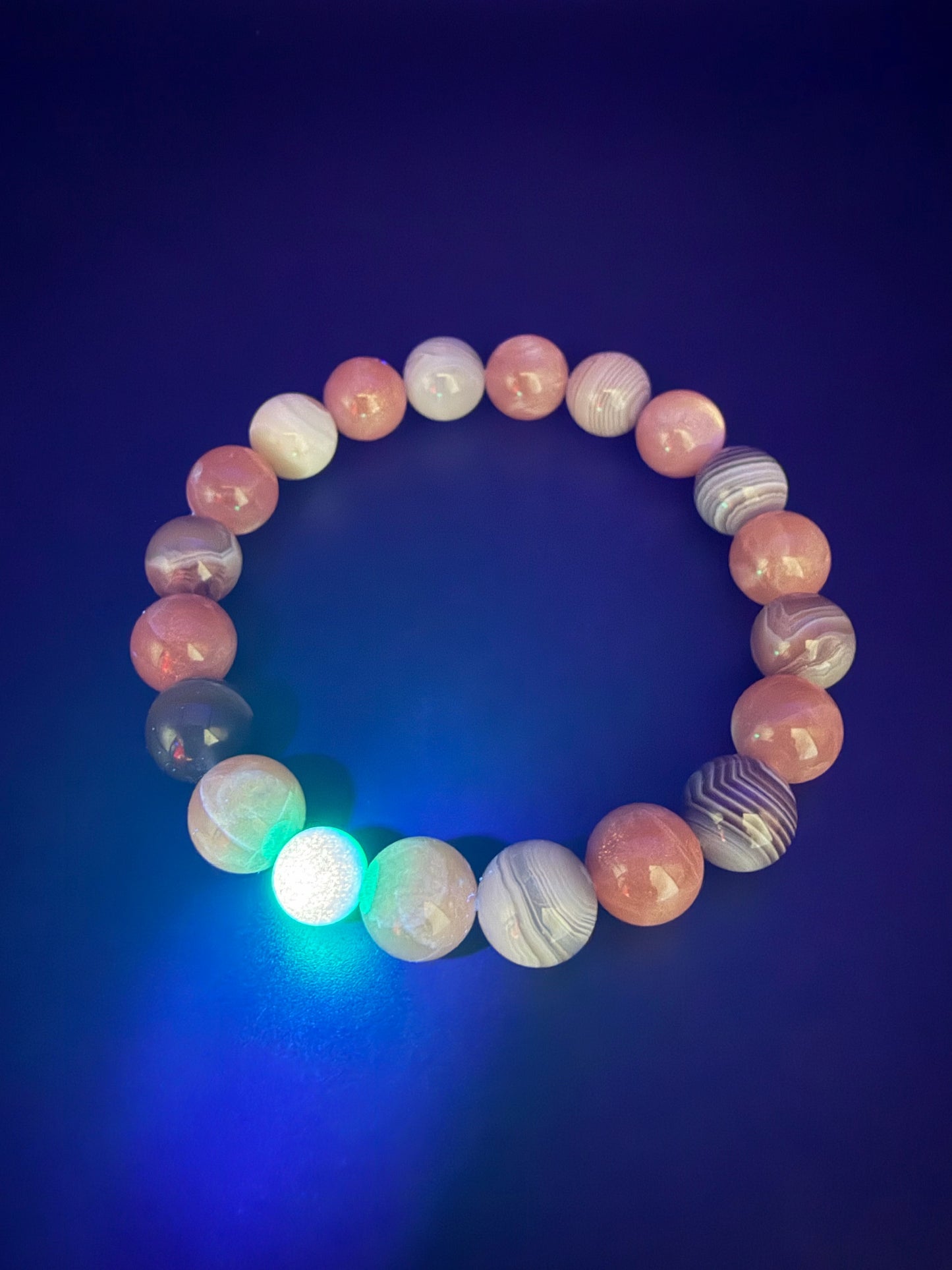Botswana Peach Stretch Bracelet